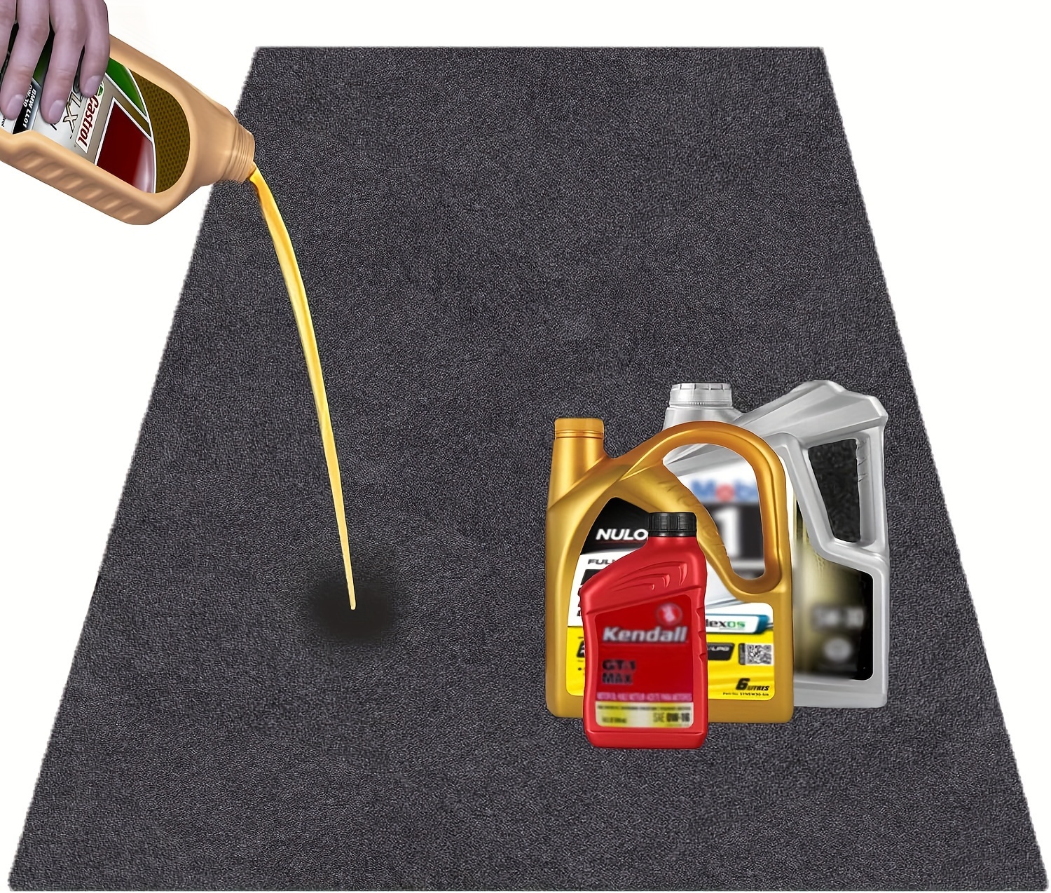 1pc garage carpet rug large floor mat mechanic pad protects floor from       and stains washable cut to size non slip and waterproof carpet details 0