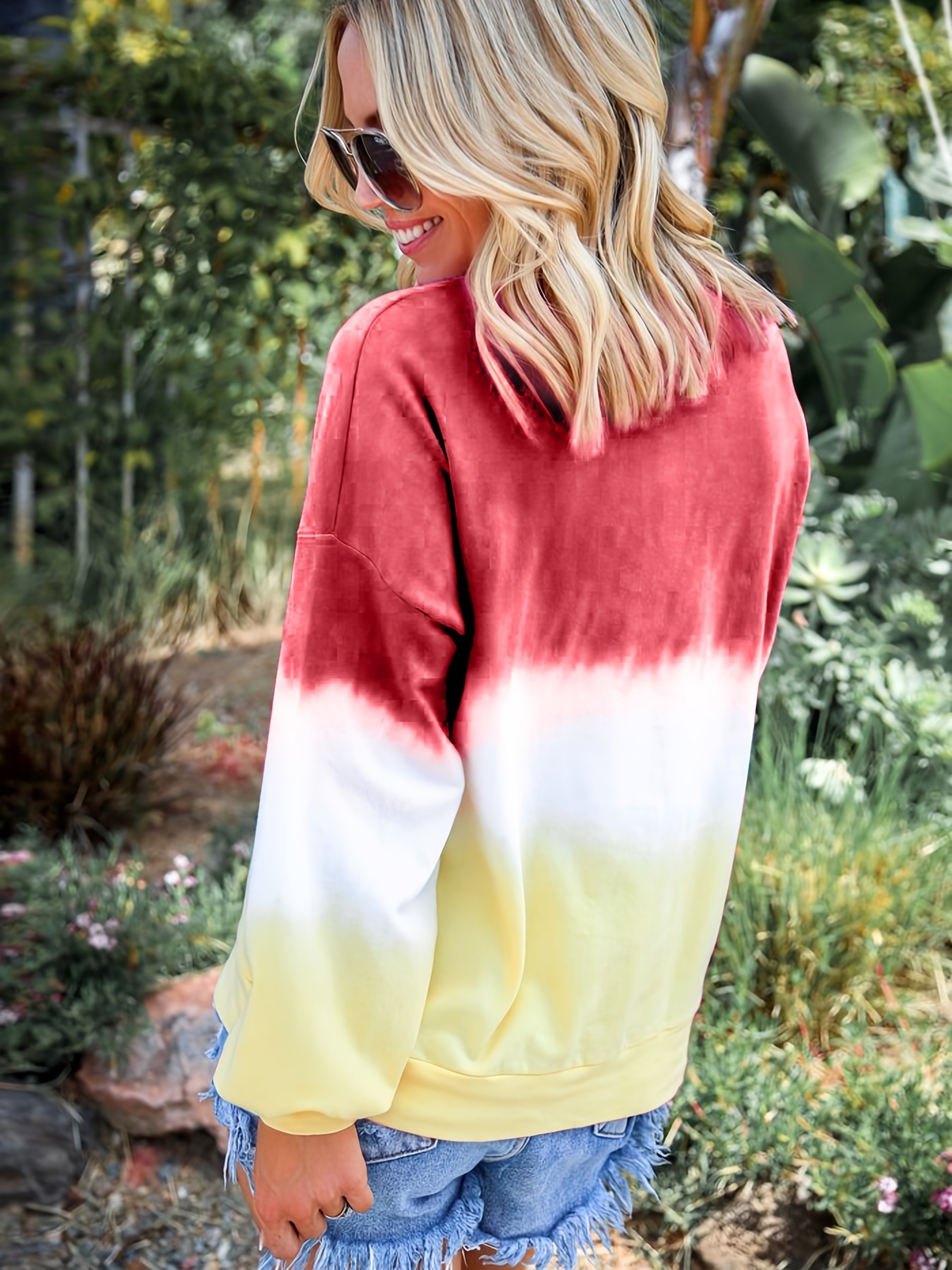 Tie dye best sale sweaters womens