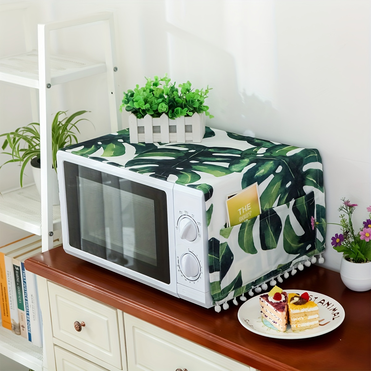 Electric Oven Cover Cloth Microwave Oven Cotton And Linen Fabric