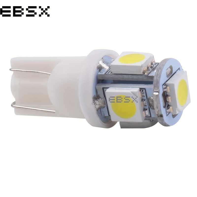 15Pcs Ampoule LED pour phare de voiture T10 5050 5smd 5W5
