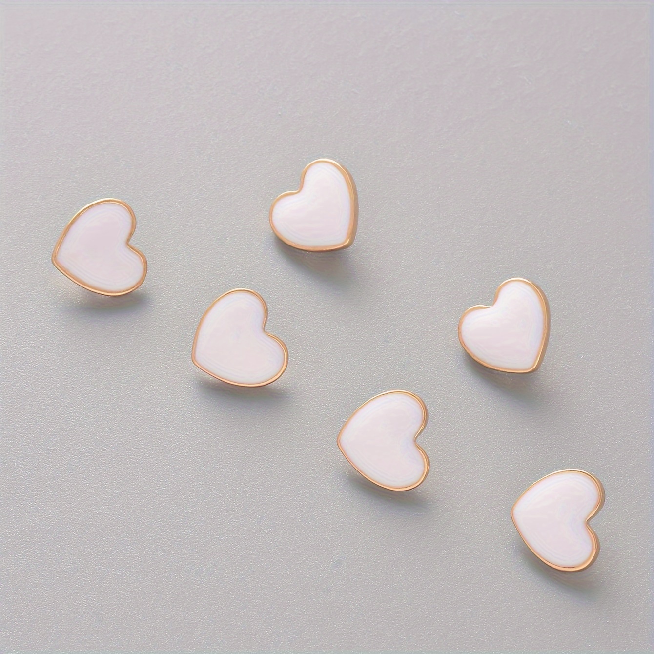 Resin Heart Shaped Buttons, Buttons 12mm Resin Heart