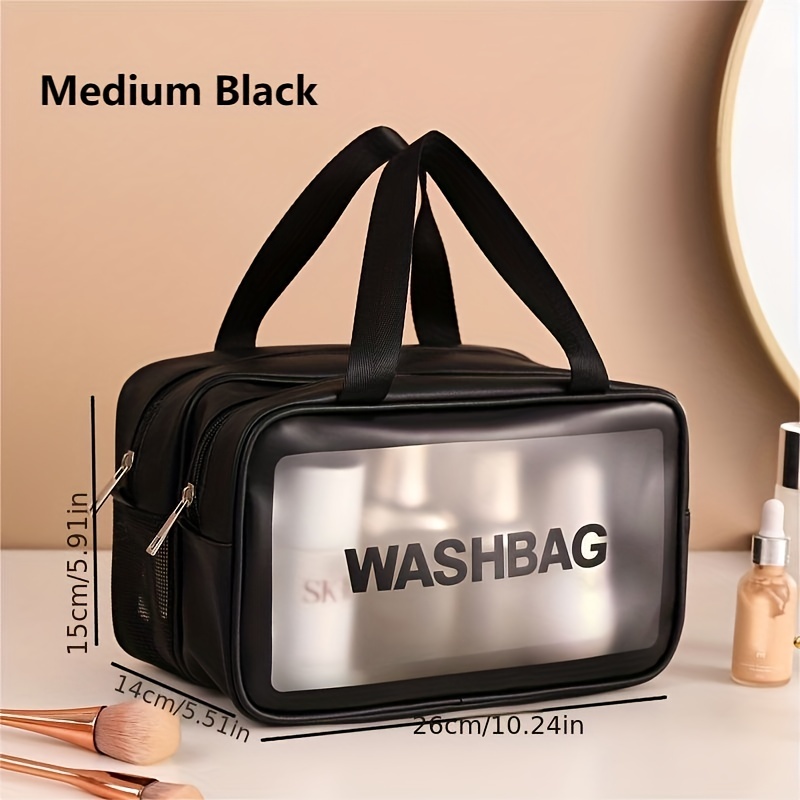  YUNZSXJY Large Capacity Cosmetic Bag Travel Makeup Bag