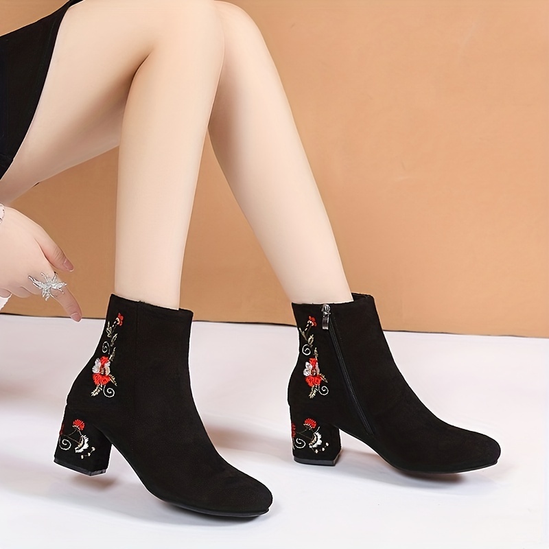 Embroidered hotsell chelsea boots