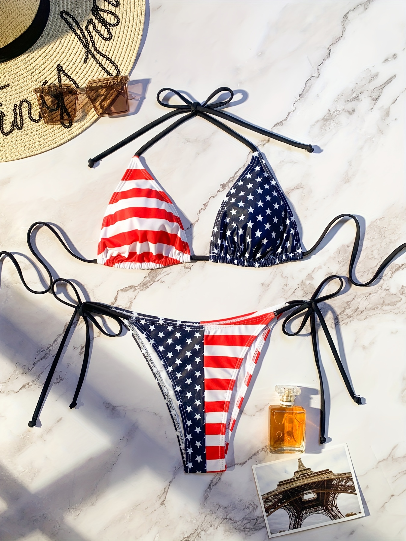 Canada Flag Women's Bikini Swimsuit Lace Up Halter Two Piece Bathing Suit  Swimming Set : : Clothing, Shoes & Accessories