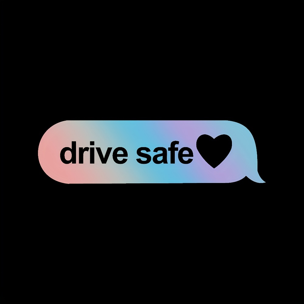 Drive Safe Aufkleber Autospiegel Fenster Stoßstange - Temu Germany