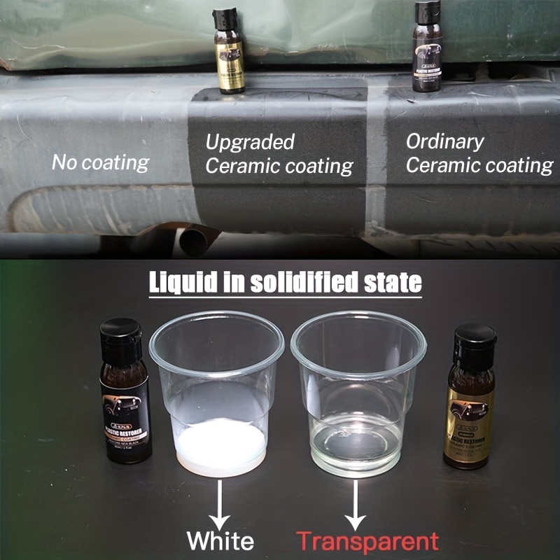 Ceramic Coating Trim Restore Repair Sun Damaged and Oxidized Surfaces