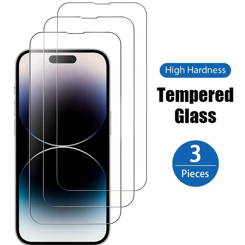 iPhone 12 / 12 Pro Screen Protector - Clear Tempered Glass, 2