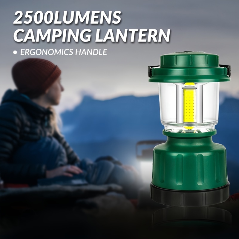 Led Camping Lantern, Battery Operated, 4 Lighting Modes, Ipx4 Waterproof  Light, Portable Flashlight For Power Outage, Emergency, Hurricane, Hiking -  Temu