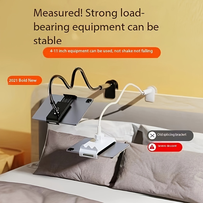 Multifunction Desktop/bed Phone & Tablet Stand, Foldable Live