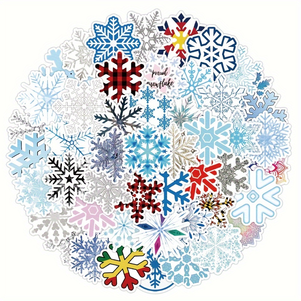 Geyee 484 Pcs 3D Winter Craft Foam Stickers Self Adhesive Snowflake Sticker  Tree Snowman Glitter Sticker Christmas Foam Sticker for Kids Art Family