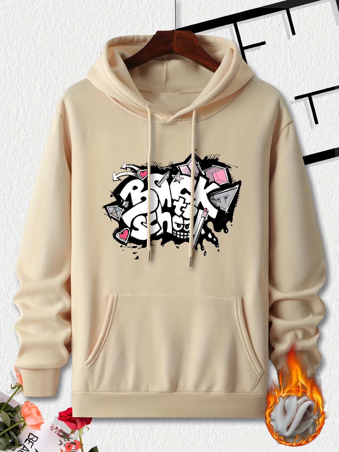 Graffiti hoodie online mens