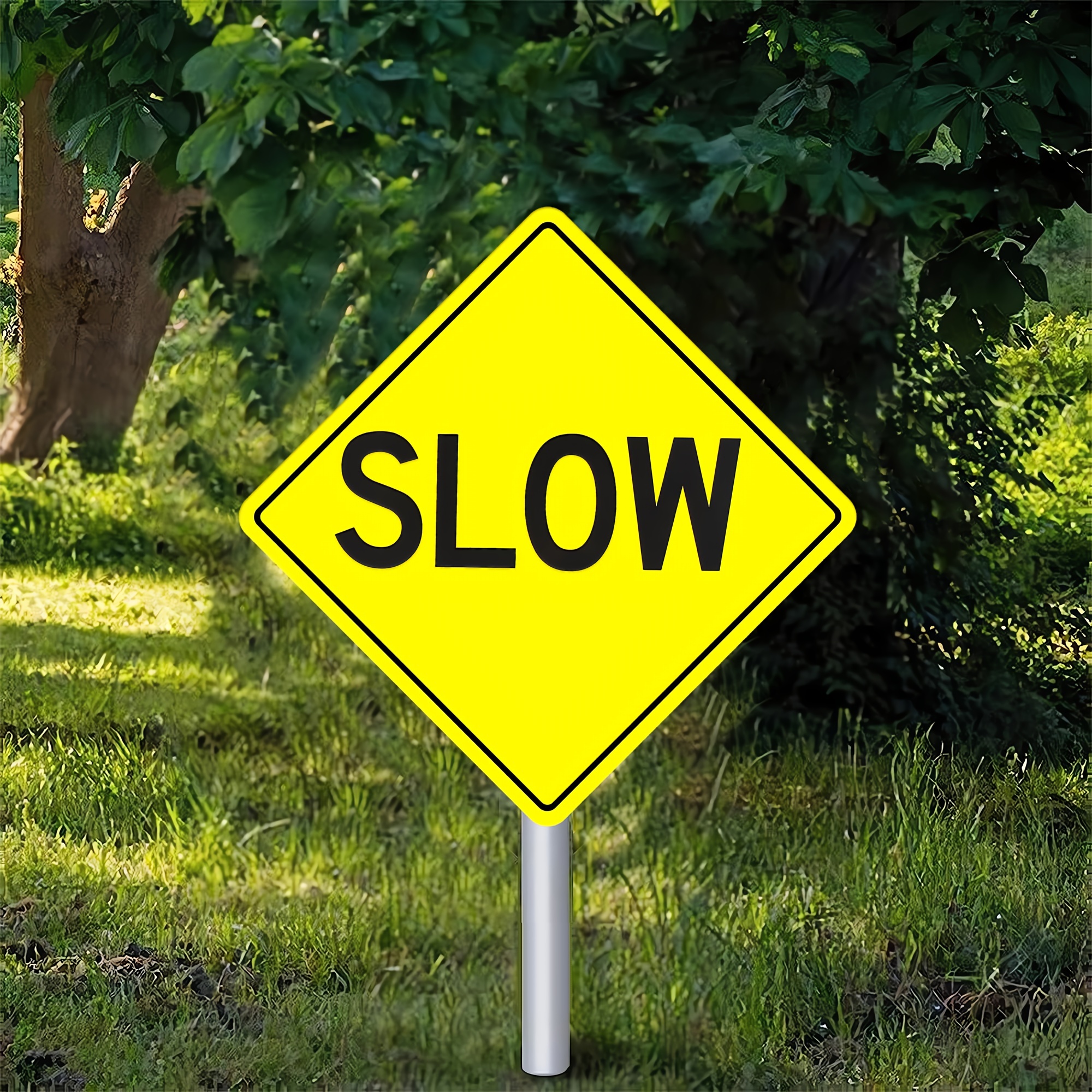 slow sign clipart