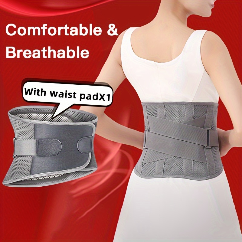 Back Brace Men Women Lower Back Adjustable Breathable Lumbar