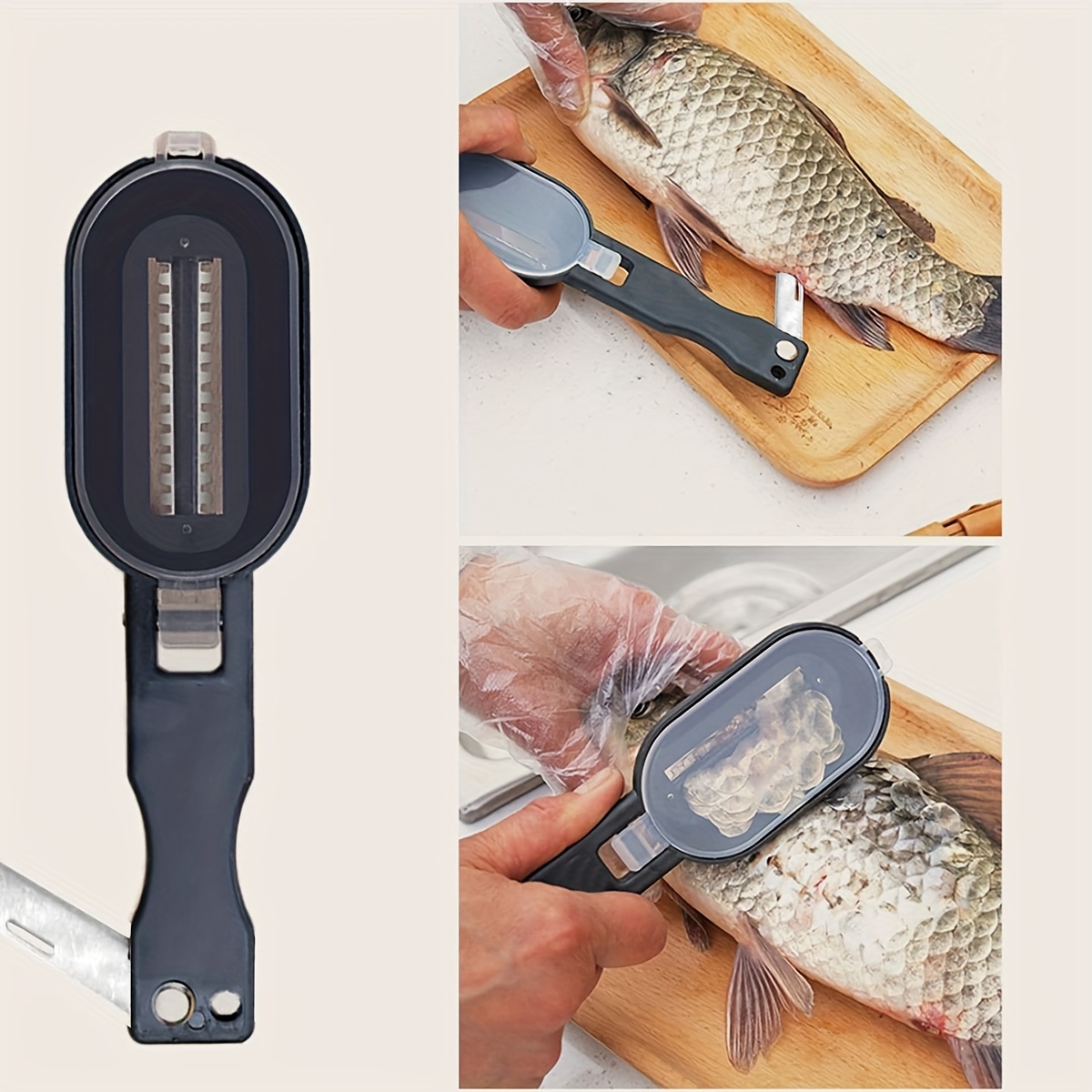 Stainless Steel Manual Household Fish Scale Scraper Cover - Temu