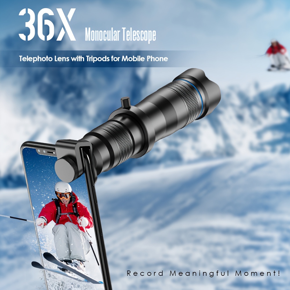 36X Zoom Phone Camera Telephoto Lens for Mobile Android Phone