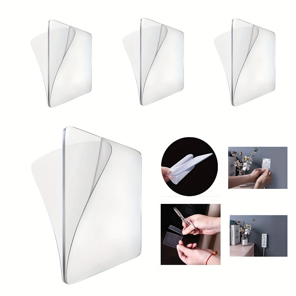 Clear Double-sided Mounting Tape Squares: Heavy-duty, Traceless Super  Sticky Gel Pads For Cell Phone, Car, Diy Craft, Home Office Wall! - Temu  Romania