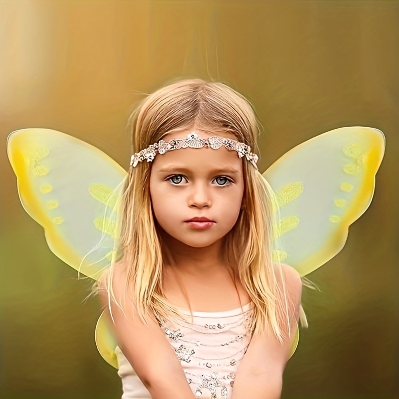 1pc, Elegante Schöne Feenflügel, Verkleide Dich Als Schmetterlingsflügel,  Halloween-Kostüm Engel Flügel