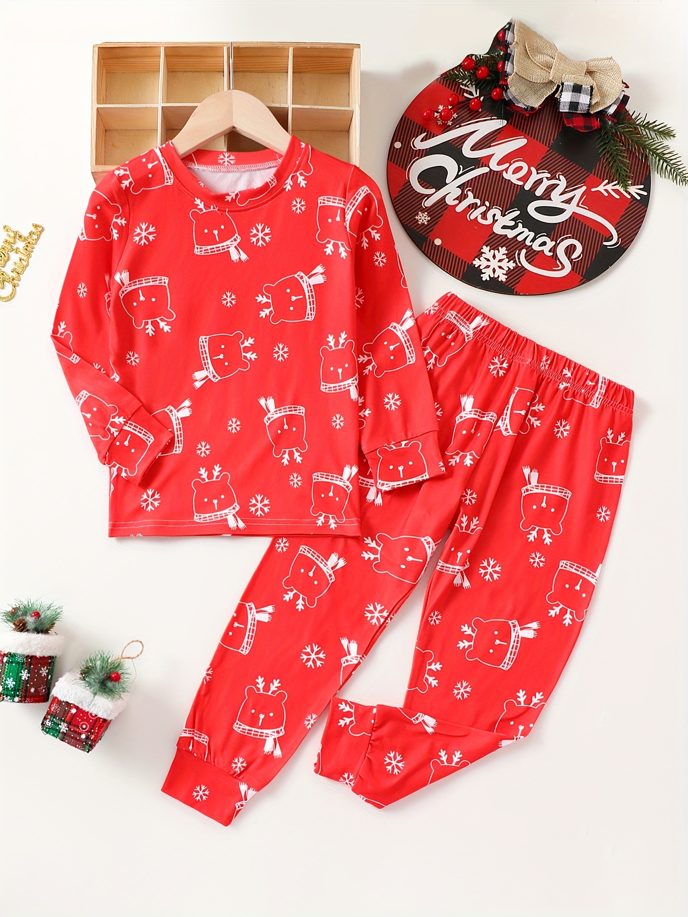 Long Sleeve Checkered Toddler Pajama Set – The Trendy Toddlers