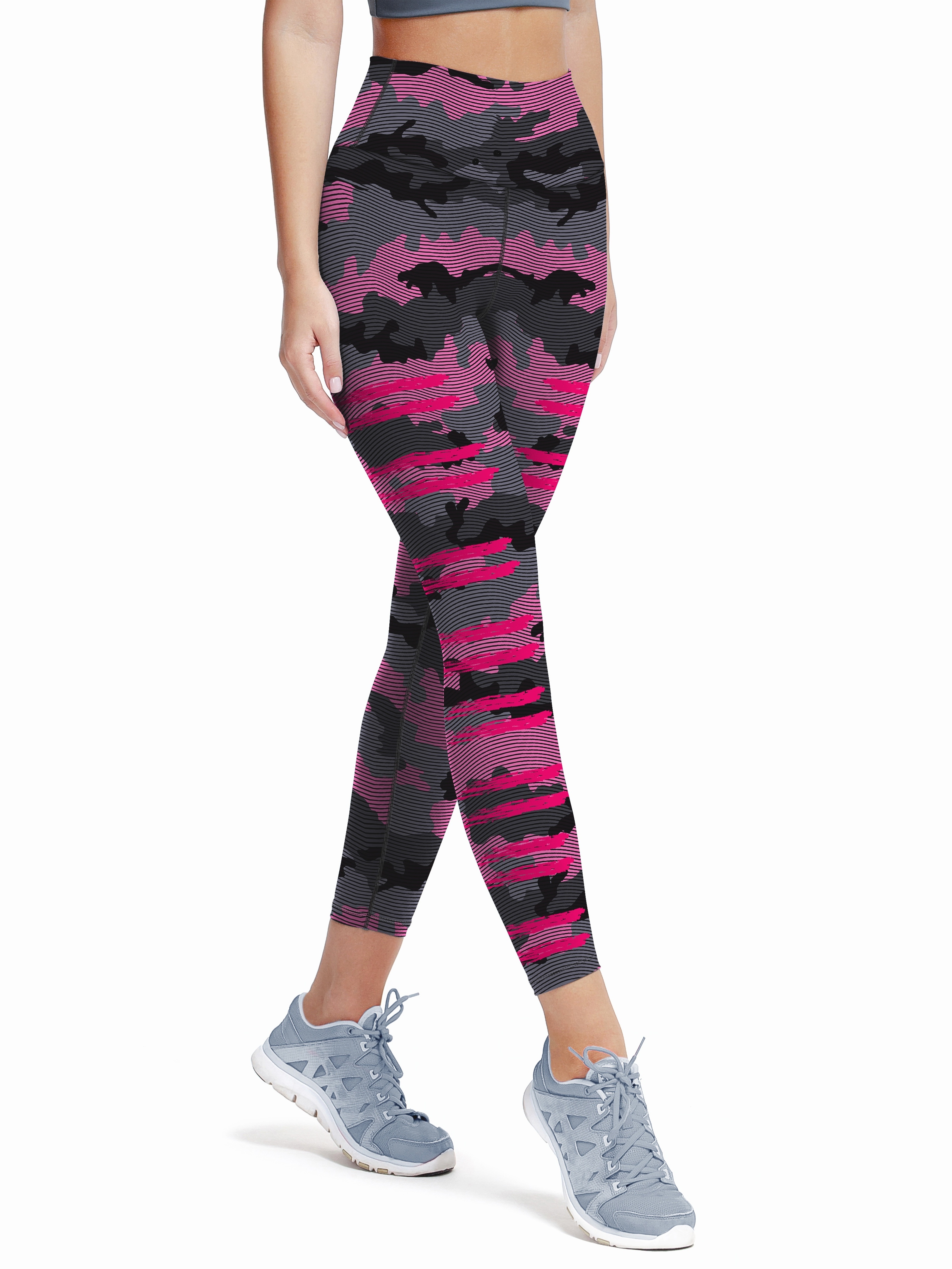 Floral Print Casual Yoga Pants, High Stretch Slim Fit Fitness Yoga  Leggings, Women's Activewear