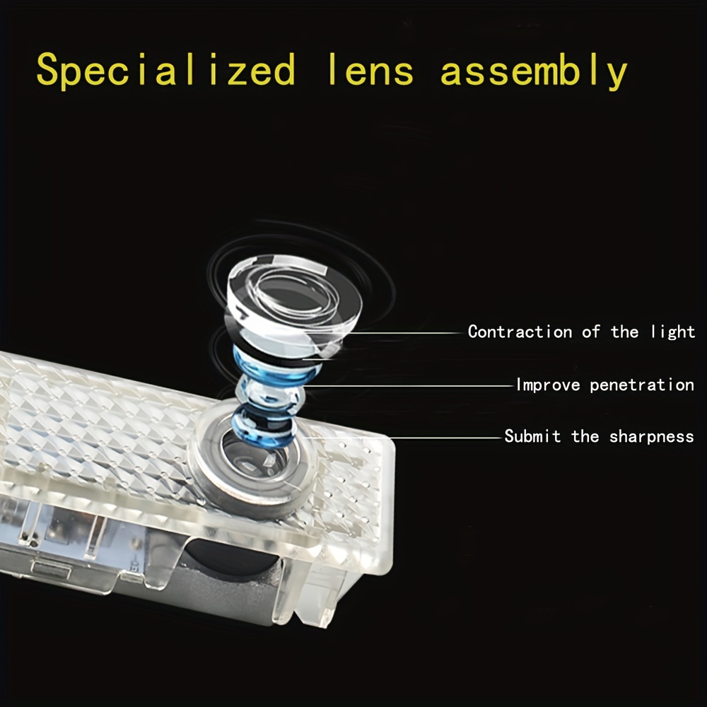 Led Car Door Logo Lights Welcome Courtesy Projector Laser - Temu