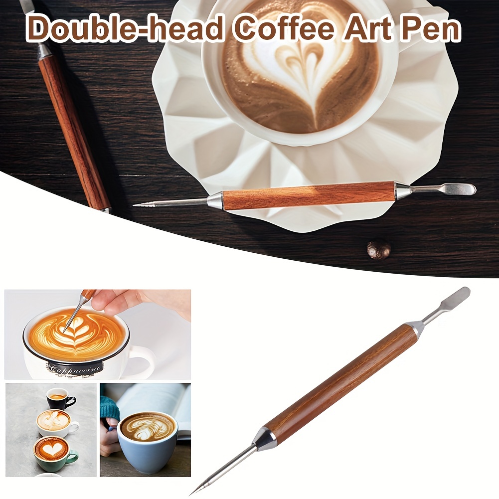Fancy Latte Coffee Hook Flower Carve Stick Flower Needle Coffee Latte Art  Pen
