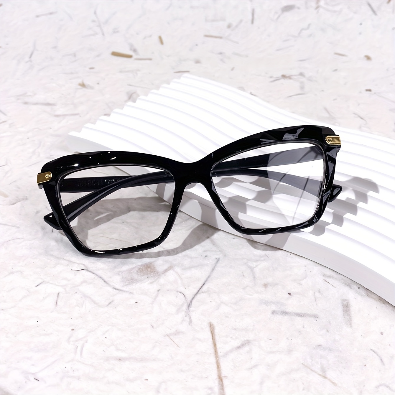 Clear Lens Fashion Glasses Women Lightweight Cat Eye Eyewear - Temu