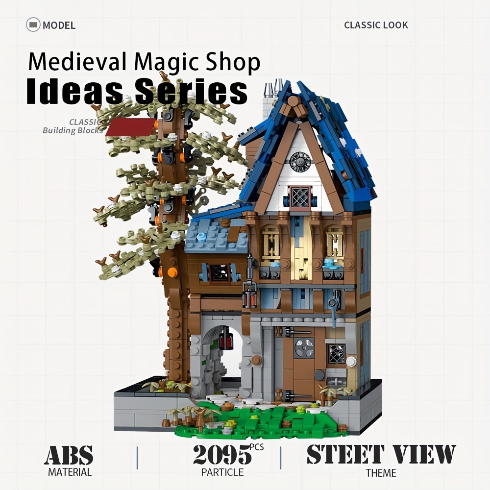 2710 Stück Mittelalterliches Inn Street View Ziegelmodell, Haus Architektur  Dekoration Modell Bausteine ​​Spielzeug, Weihnachtsgeburtstagsgeschenke - Temu  Austria