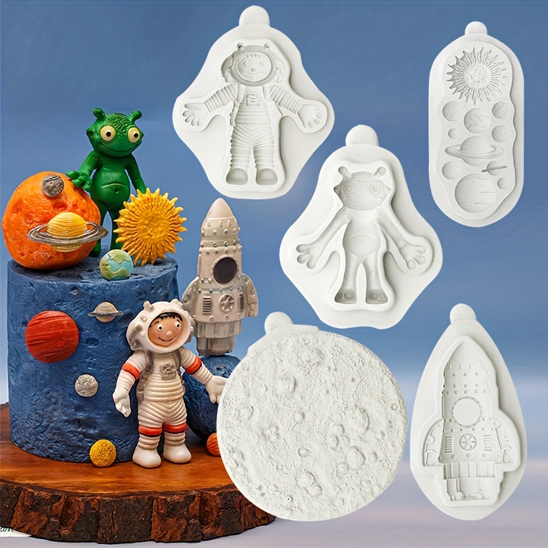 Ice Making Molds, Astronaut Design Silicone Ornament Diy Mold, For