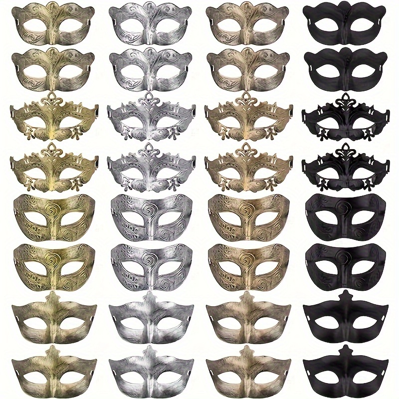 Carnival Masquerade Masks Loose Venice Carnival Masks Metal - Temu