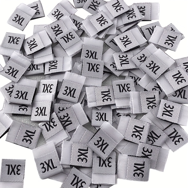1.25 Round ( 1X ) X-Large Stickers Labels for Retail, Clothing, Clothing  Sizes etc ( 10 Rolls / White ) 