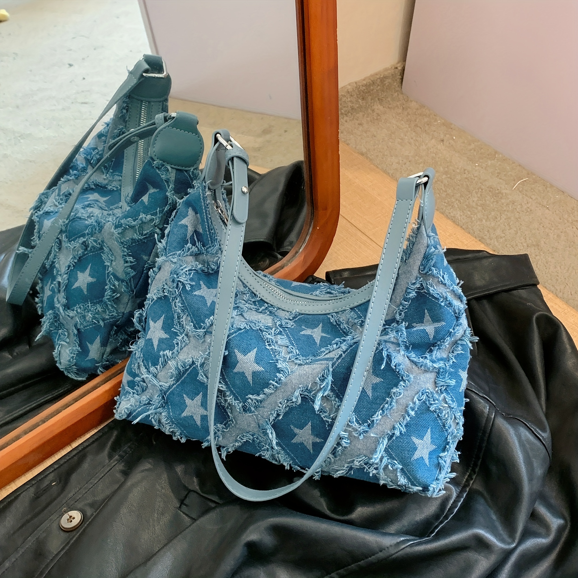 Louis Vuitton, Bags, Euclouis Vuitton Vtg Denim Y2k Bag