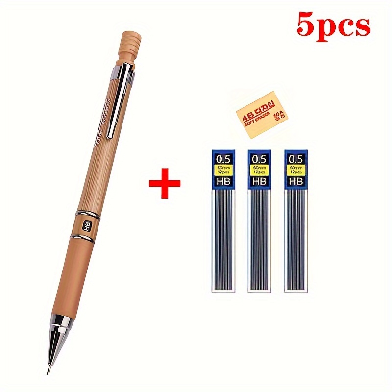 Pencil Wooden Lead Pencils 2b/hb Pencil With Eraser With A - Temu