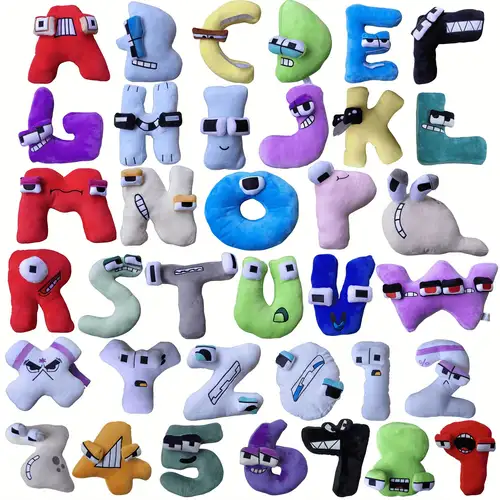 26 Letter Alphabet Plush Toys, Lore Plushies, Soft and Cuddly