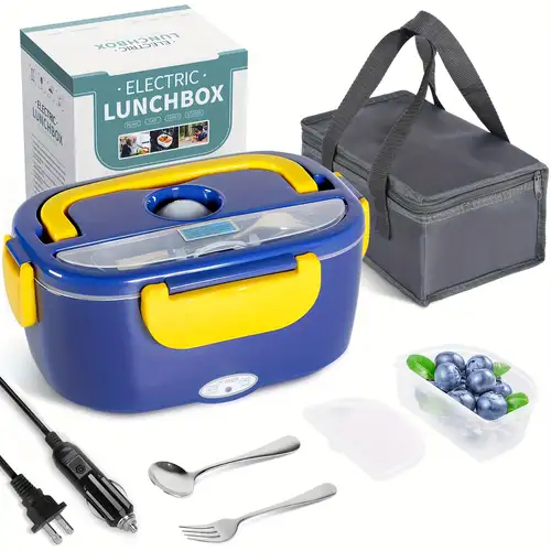 Electric Heating Insulated Lunch Box Usb Rechargeable Stainless