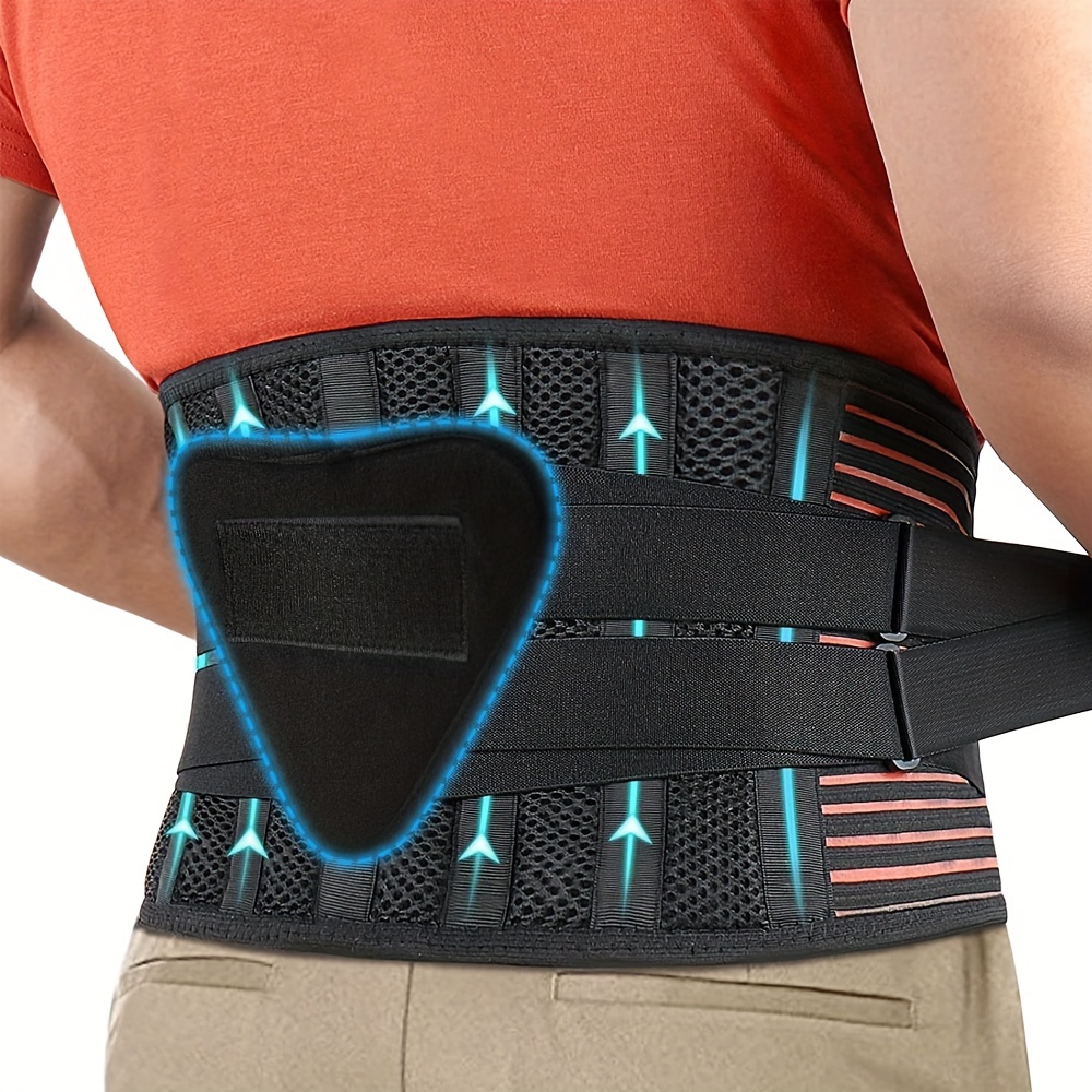 Back Brace Lower Back Support Lumbar Support Belt Women Men - Temu