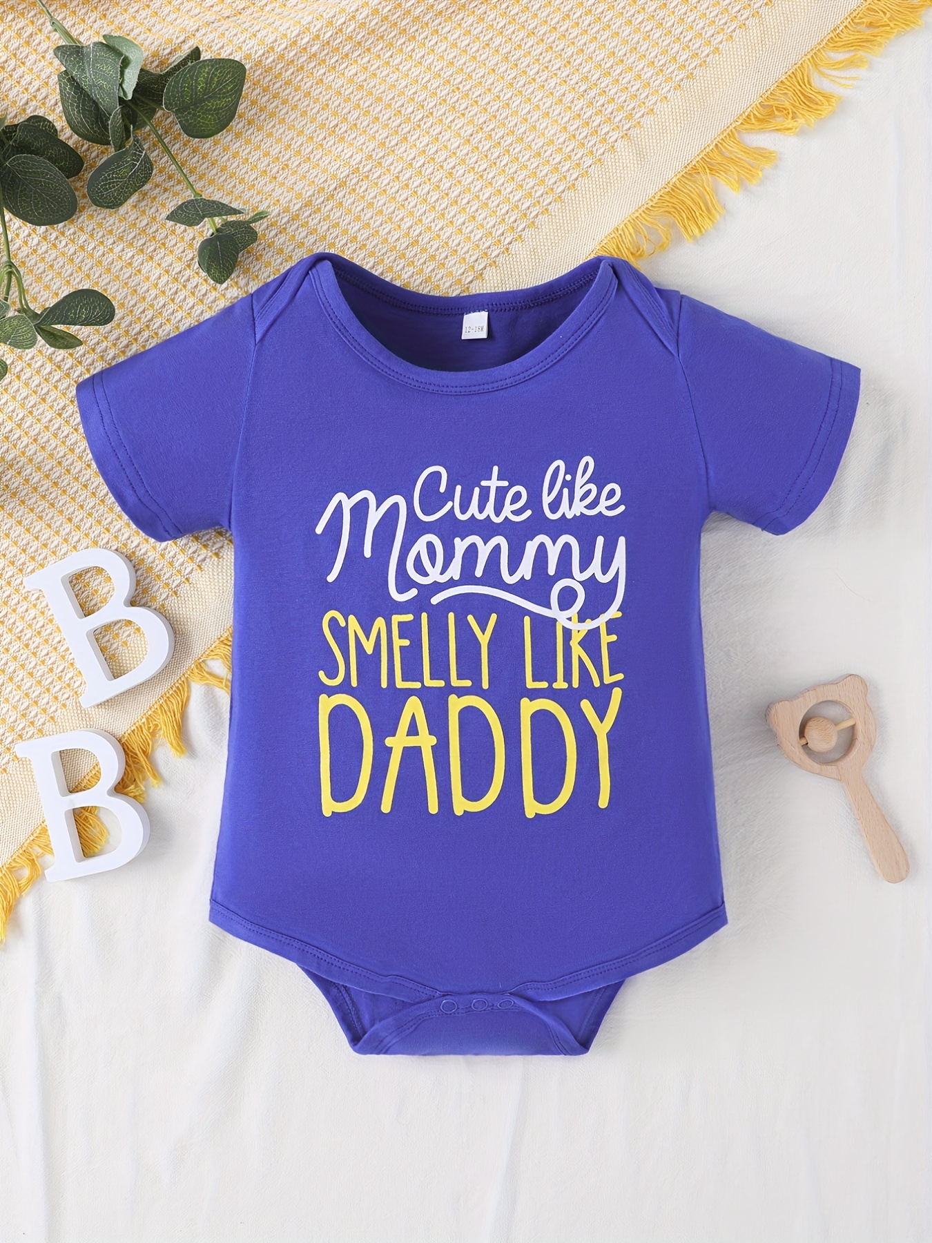 Baby Boys Girls Casual 'm Cute Like Mommy Fart Like Daddy - Temu