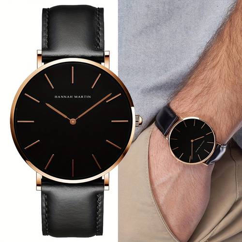 brand mens watch ultra thin 6 9mm mens quartz watch