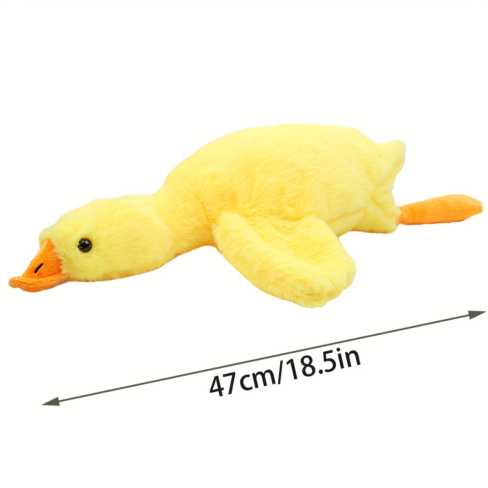 Almohada de peluche de pato amarillo para abrazar, juguetes súper suaves,  regalos de 14 pulgadas