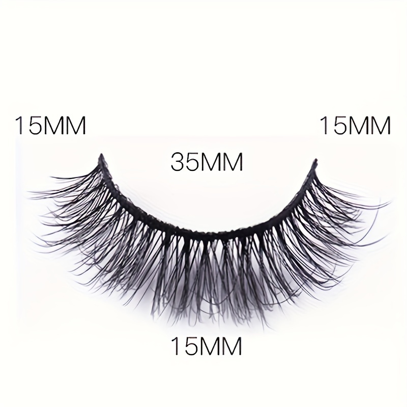 14 Pairs Natural Fluffy False Eyelashes Soft D Curl