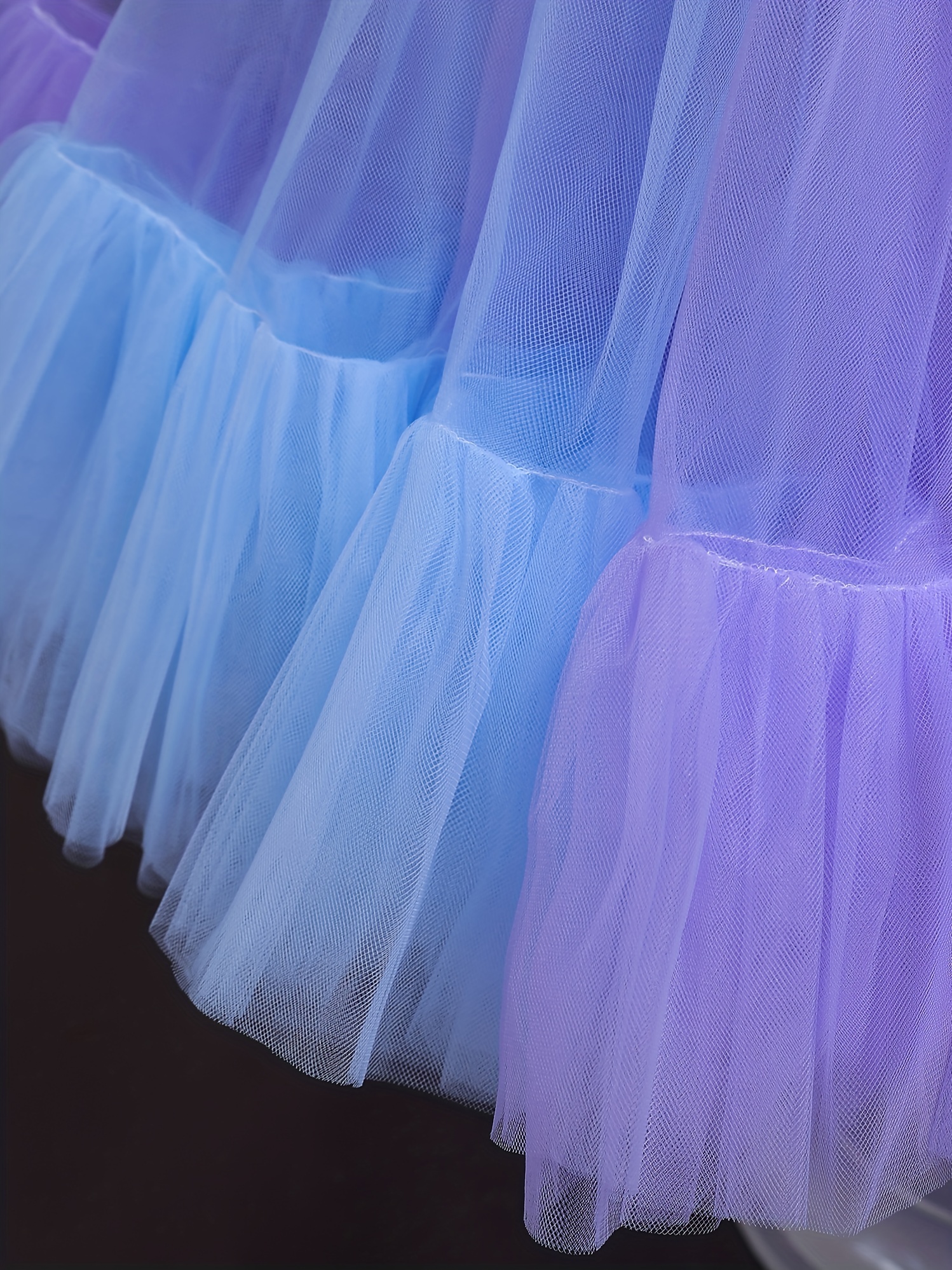 闪亮亮片公主裙女孩中长款薄纱连衣裙配头带，适合婚礼与选美活动kids' fashion temu {reg - Temu, image size:800x1067