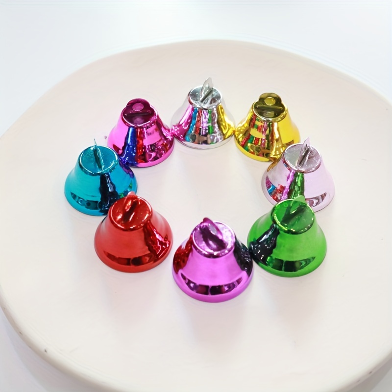 10pcs/pack Small Jingle Bells Metal Bells Christmas Tree Party