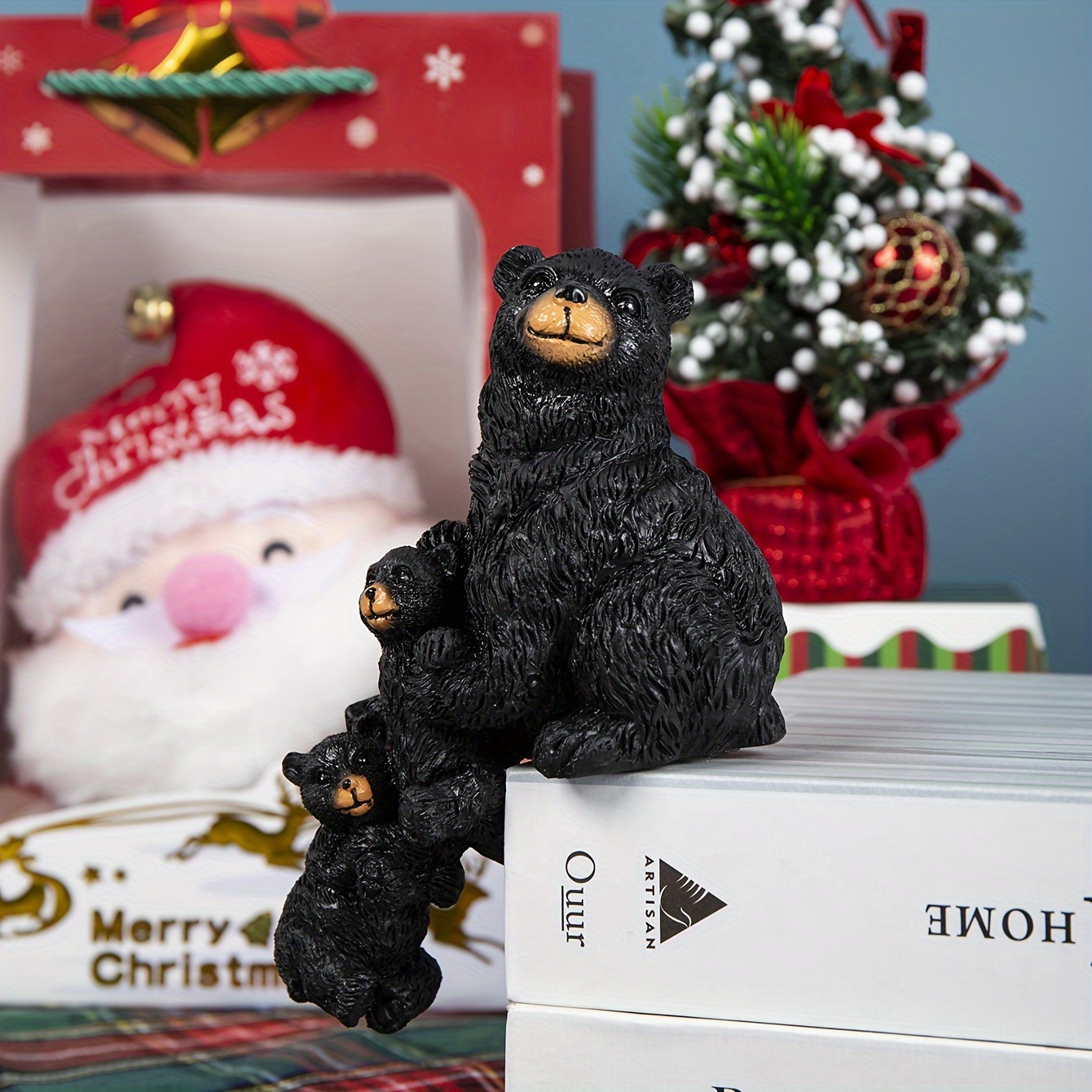 Ornements Modernes De Noël Et Jouet De Voiture Avec Arbre