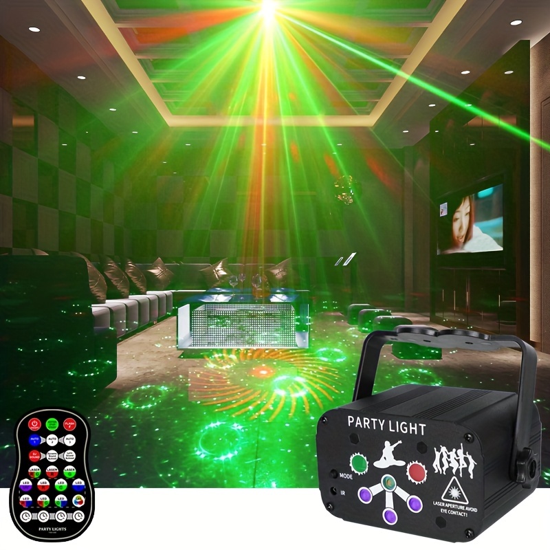 Uv 6 Holes 64 Patterns Party Lights Disco Dj Lights Rave - Temu