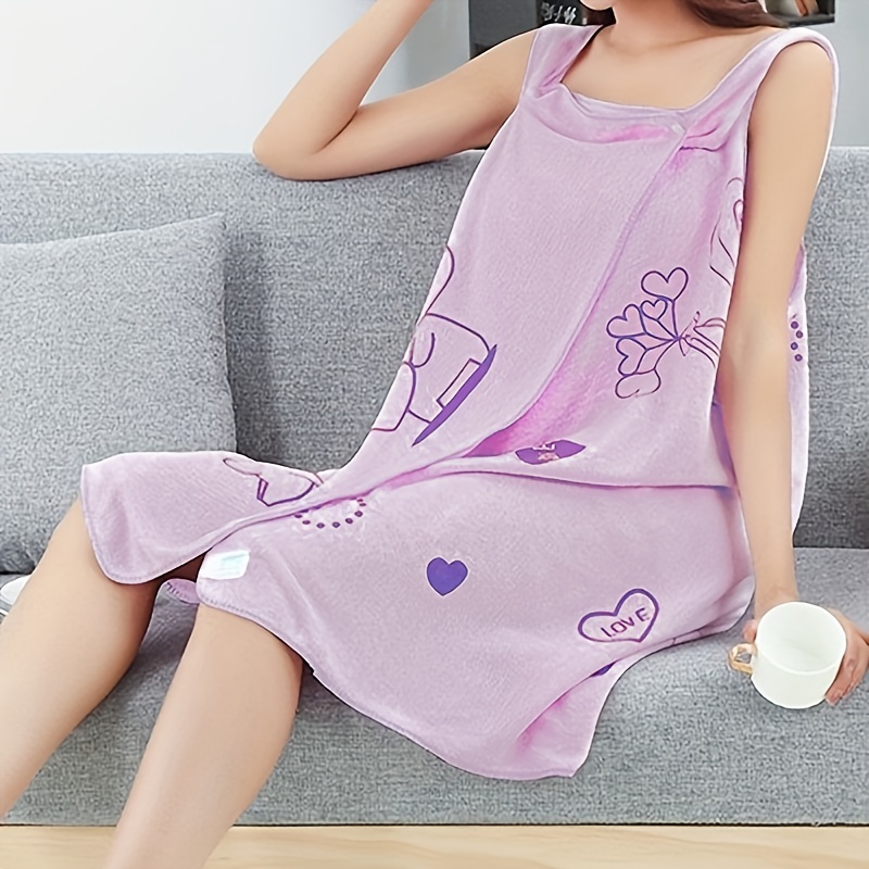 Wearable Bath Towel Superfine Fiber Towels Bath Dress Microfiber