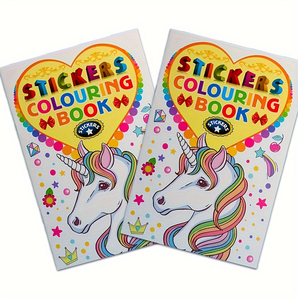 2/4/6 Pezzi Libri Colorare Unicorno, Piccoli Libri Colorare Regali  Compleanno, Forniture Attività In Classe, 5,7 X 8,46 Pollici, Libri  Colorare Migliorare Limmaginazione E Capacità Pratica, Sconti