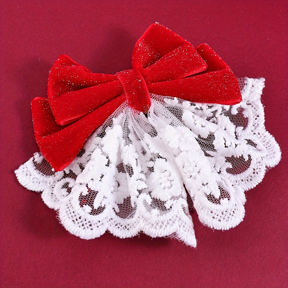 1pc Pressed Velvet Ribbon, Bow Hair Accessories, Headband, Hat, Clothing Accessories, Flocking Ribbon,Temu