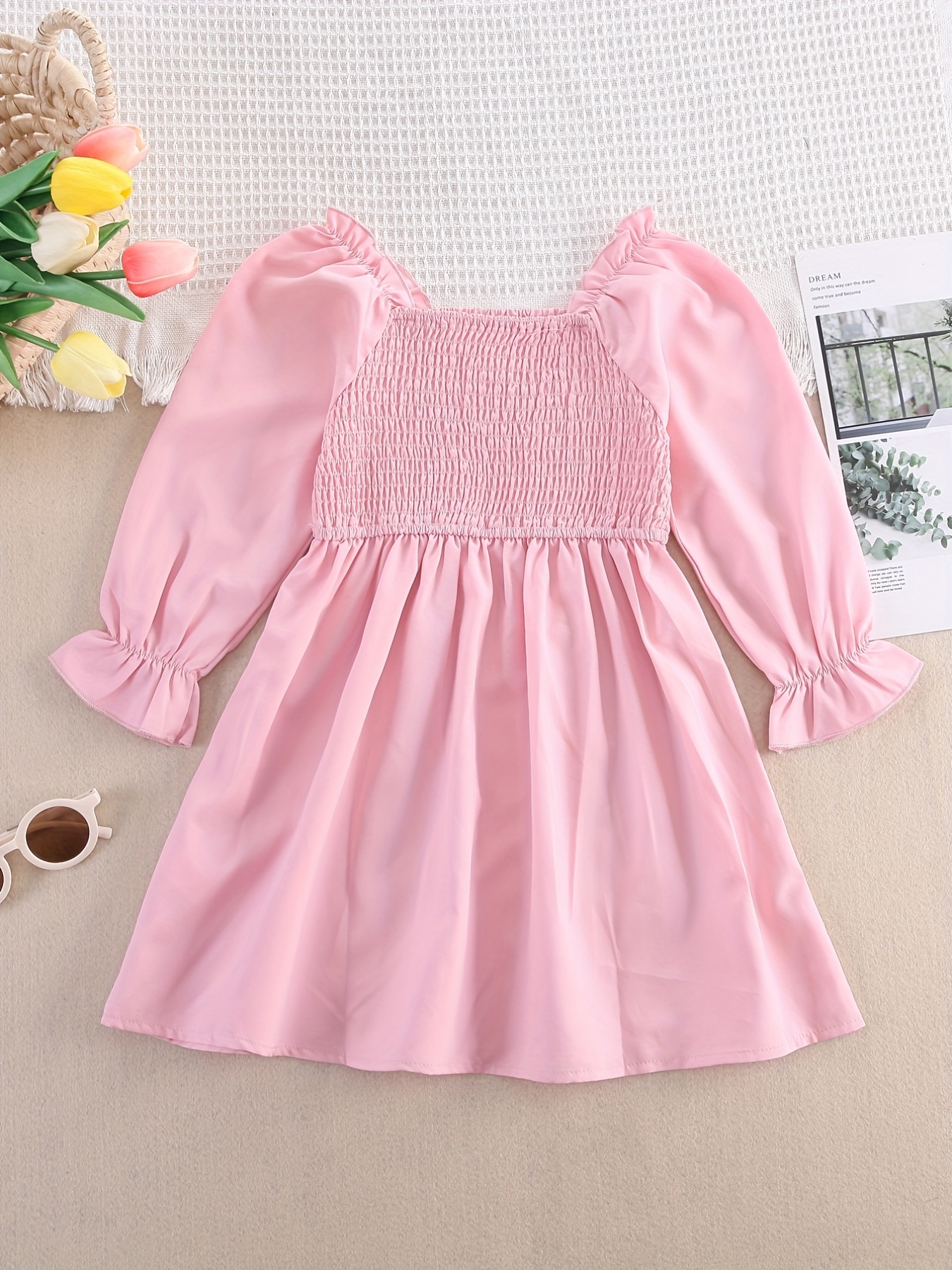 Ruffle chest outlet dress