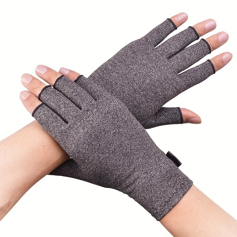 1 Pair Arthritis Compression Gloves For Relieve Arthritis Carpal Tunnel  Pain Relief Fingerless Gloves For Winter Warm Computer Typing Dailywork ,  Idea