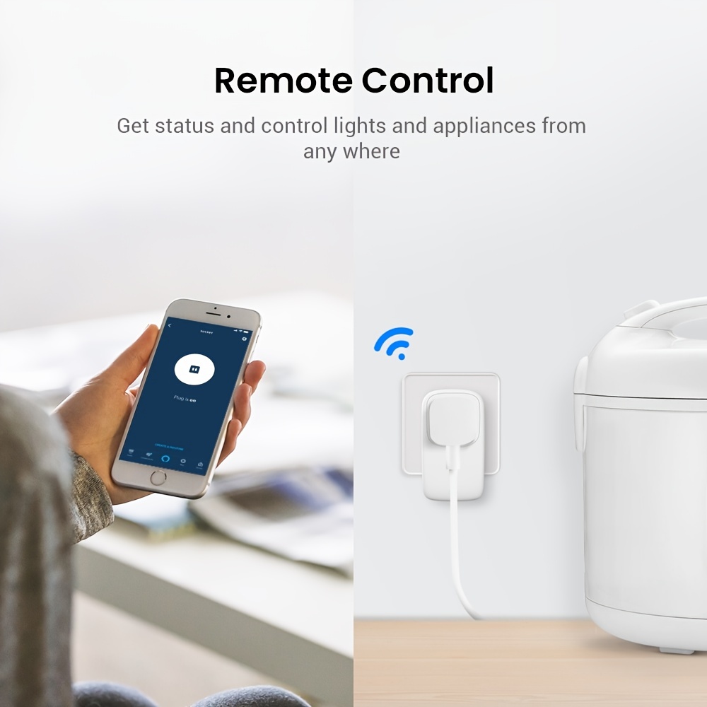 Broadlink Smart Plug Wi-Fi Timer 15A – Compatible with Alexa, Google Assistant, IFTTT