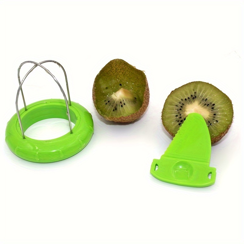 Kiwi Slicer Peeler Kiwi Peeler Portable Stainless Steel Pitter Scooper  Mango And Kimi Corer Kiwi Fruit Scoop Kitchern Tool Green